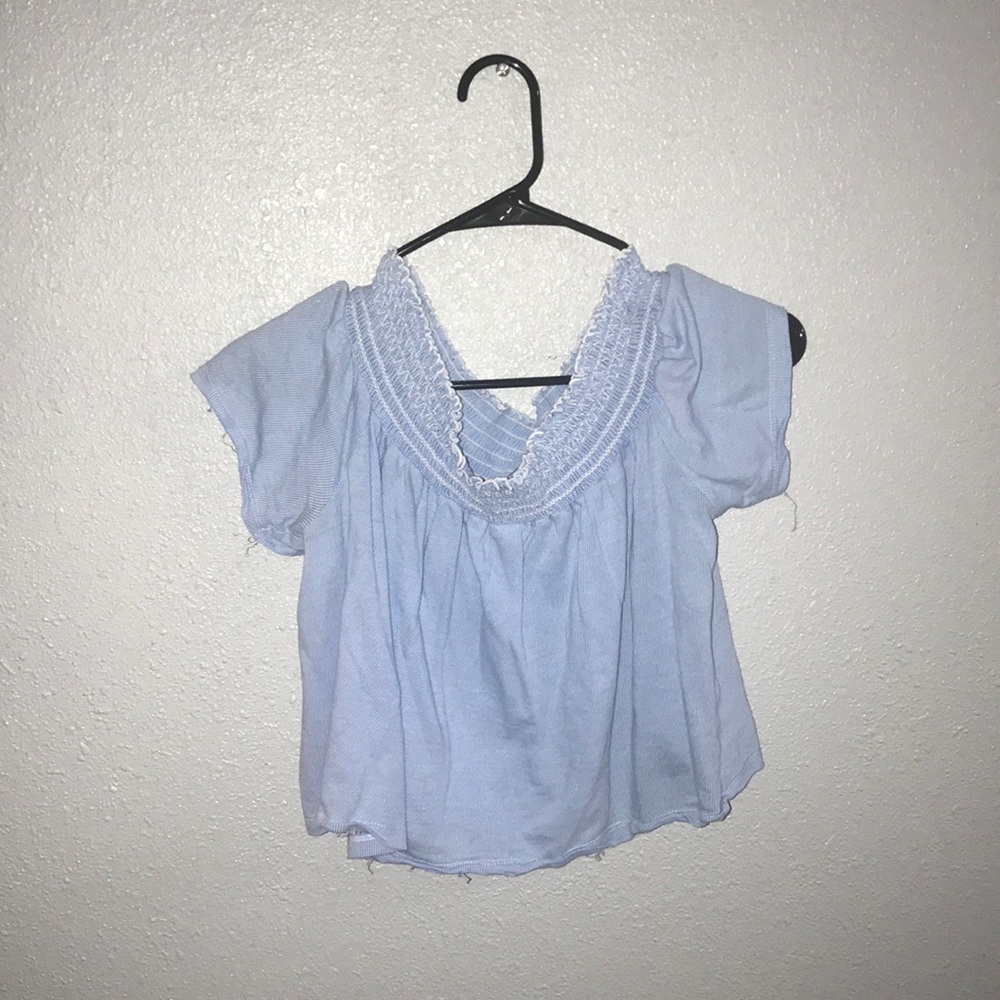 Zara flowy crop top